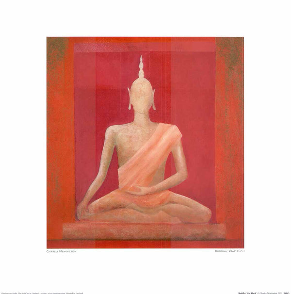 Buddha, Wat Pho I by Charles Newington - 16 X 16 Inches (Art Print)