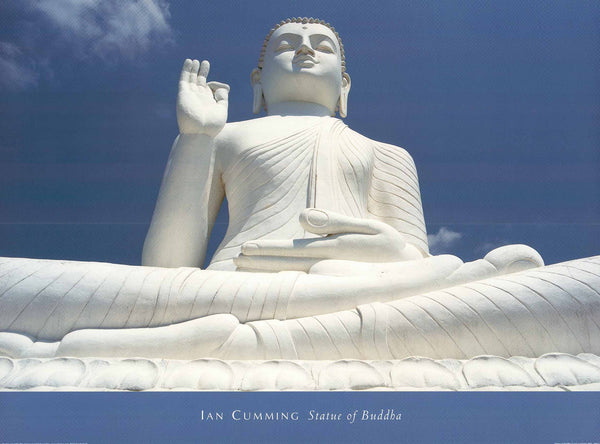 Ian Cumming - Statue of Buddha - 24 X 32 Inches - Fine Art Poster.