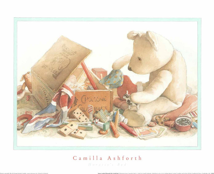 James Looked Through His Useful Box  by Camilla Ashforth - 16 X 20" - Fine Art Poster.