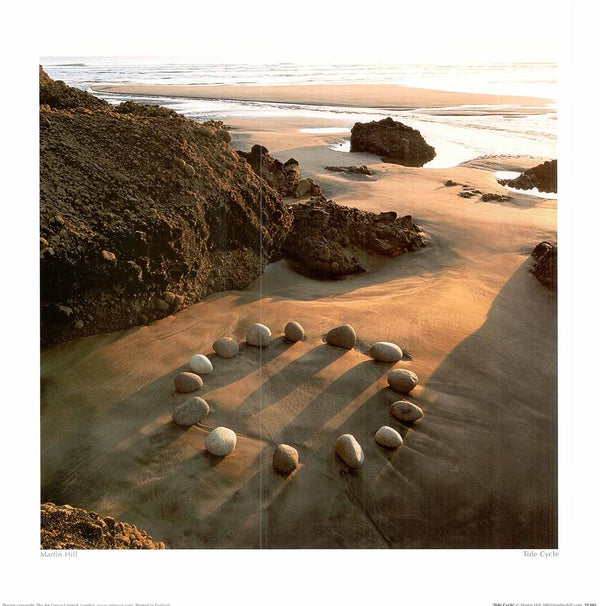 Tide Cycle by Martin Hill - 16 X 16" - Fine Art Poster.