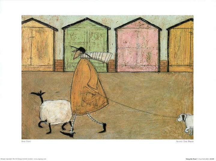 Along the Prom by Sam Toft - 12 X 16" - Fine Art Poster.