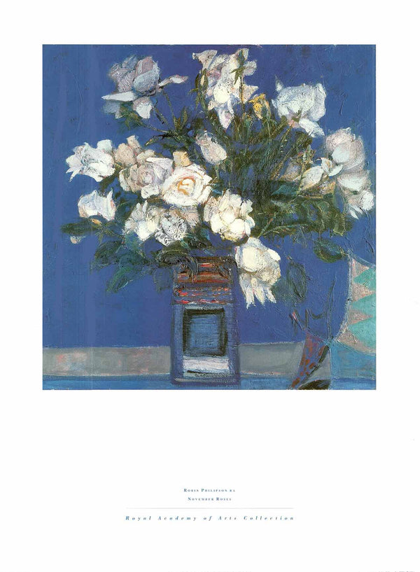 November Roses by Robin Philipson - 20 X 28 Inches (Art Print)
