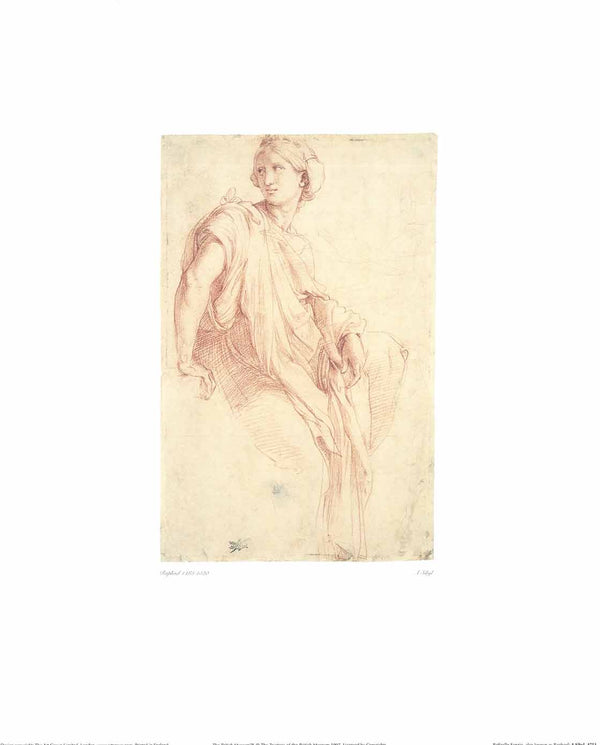 A Sibyl by Raffaello Sanzio - 16 X 20 Inches (Art Print)