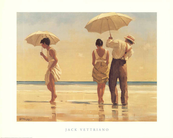 Mad Dogs by Jack Vettriano - 16 X 20 Inches (Art Print)