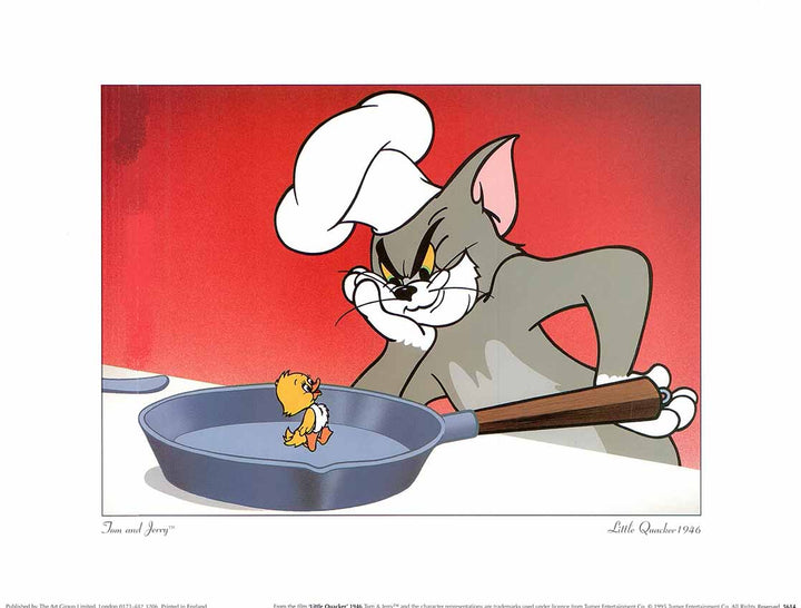 Little Quacker by Tom and Jerry - 12 X 16" - Fine Art Poster.