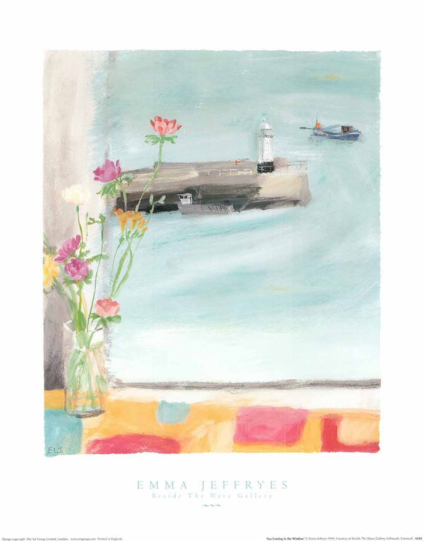 Sea Coming in the Window by Emma Jeffryes - 16 X 20" - Fine Art Posters.
