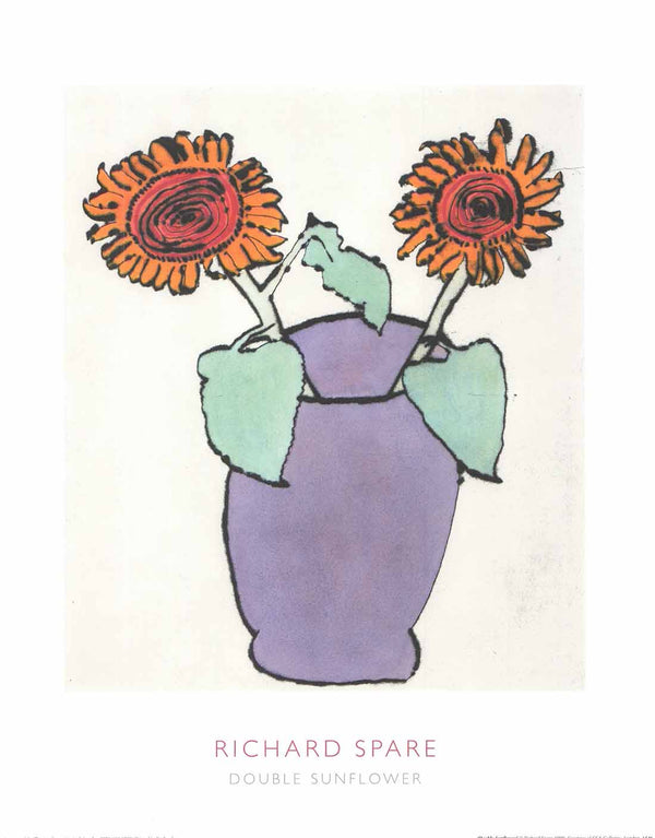 Double Sunflower by Richard Spare - 16 X 20 Inches (Art Print)