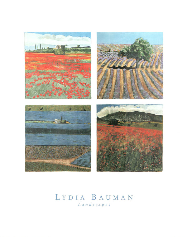 Landscapes by Lydia Bauman - 16 X 20" - Fine Art Posters.