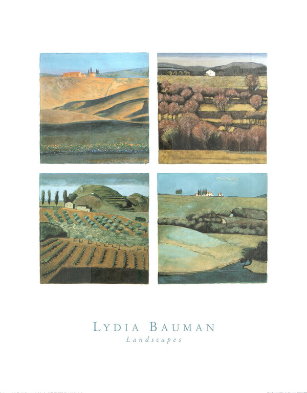 Landscapes by Lydia Bauman - 16 X 20" - Fine Art Posters.