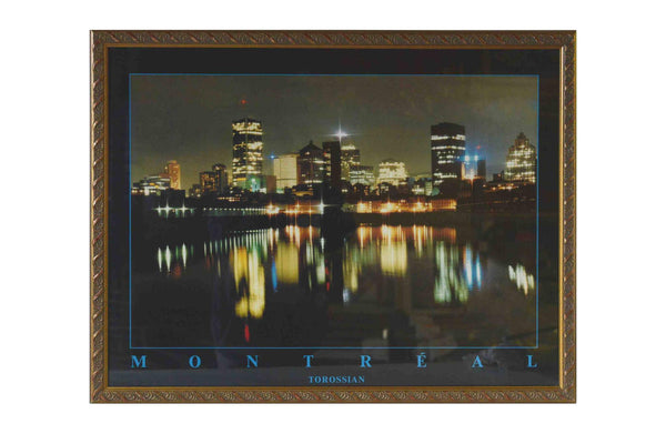 Montréal by Torossian 26 X 34" (Framed with Glass Ready to Hang)