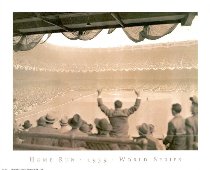 Home Run, 1939 by Bettmann / Corbis - 24 X 29" - Fine Art Poster.