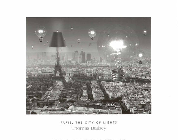 Paris, The City of Lights by Thomas Barbey - 16 X 20 Inches (Poster)