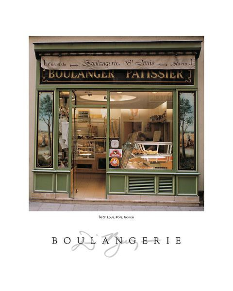 Boulangerie by Dennis Barloga - 16 X 20" - Fine Art Poster.