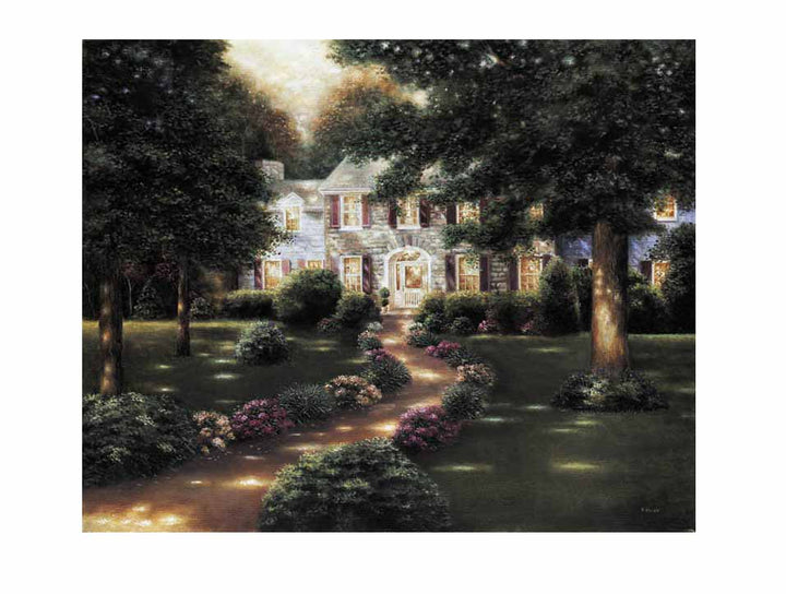 Dougan Brothers Home by Betsy Brown - 22 X 28" - Fine Art Poster.