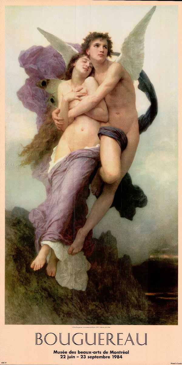 Le Ravissement de Psyché by William Bouguereau - 21 X 40" - Fine Art Poster.