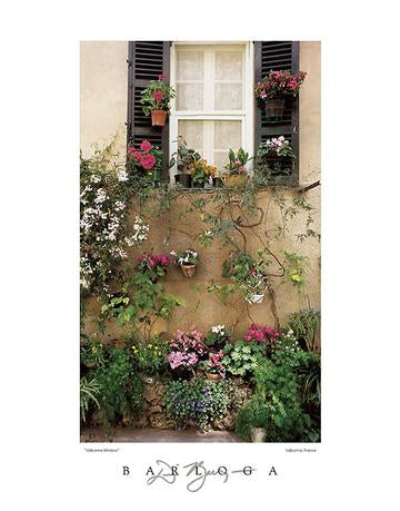 Valbonne Window by Dennis Barloga - 22 X 28" - Fine Art Poster.