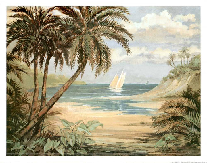 Palm Bay by Paul Brendt - 24 X 30" - Fine Art Poster.