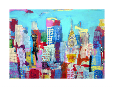 Manhattan 48, 2009 by Alison Black - 40 X 50 Inches (Silkscreen / Sérigraphie)