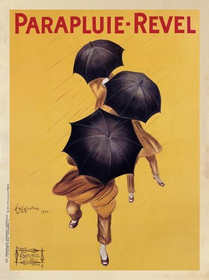 Parapluie-Revel, 1922 by Leonetto Cappiello - 24 X 32" - Fine Art Poster.