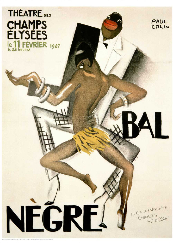Bal Nègre by Paul Colin - 27 X 38" - Fine Art Poster.