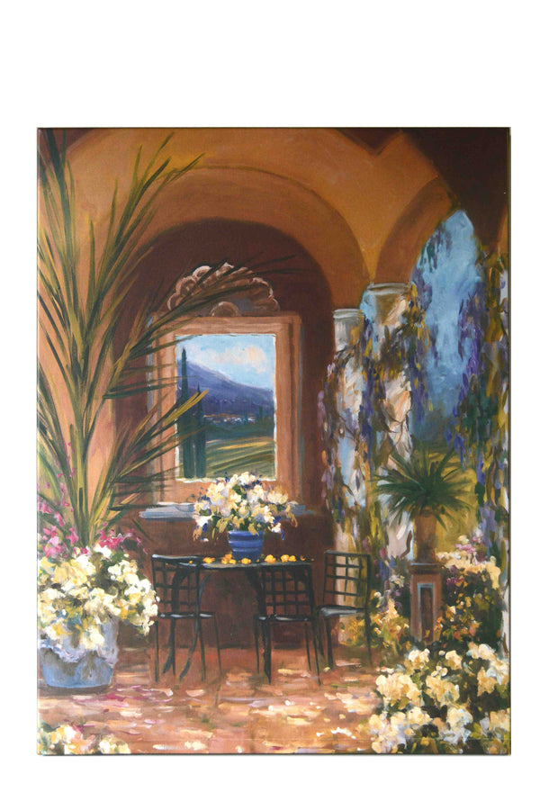 Veranda by Allayn Stevens - 24 X 31 Inches (Canvas Gallery Wrap Ready to Hang)