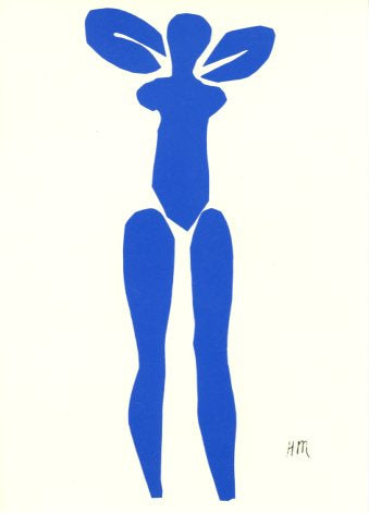 Blue Nude Standing, 1952 by Henri Matisse - 5 X 7 Inches (Greeting Card)