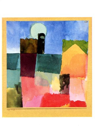 Moonrise, 1915 by Paul Klee - 5 X 7 Inches (Greeting Card)
