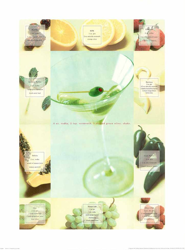 Martini II by Lori Miles - 18 X 24 Inches - Fine Art Poster.