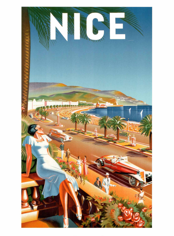 Nice by Eff D'Hey - 24 X 32" - Fine Art Poster.