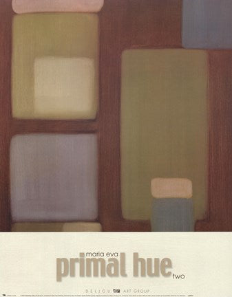 Primal Hue Two by Maria Eva - 19 X 25" - Fine Art Poster.