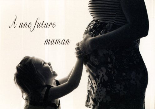 A une Future Maman (Message a l’intérieur) par Marylène Lucas - 5 X 7 Pouce (Greeting Card)