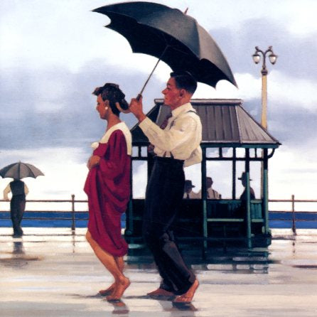 The Shape of Things to Come by Jack Vettriano - 6 X 6 Inches (Greeting Card)