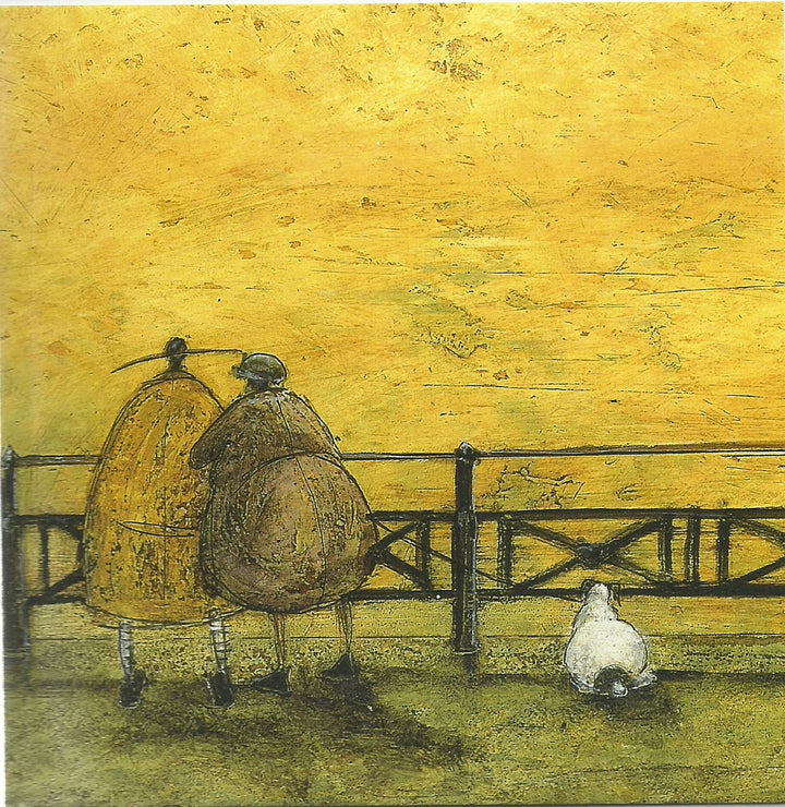 A Romantic Interlude by Sam Toft - 6 X 6 Inches (Greeting Card)