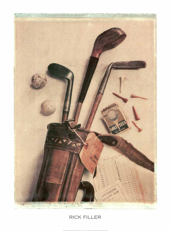 Golf # 8, 1997 by Rick Filler - 18 X 24"- Fine Art Poster.