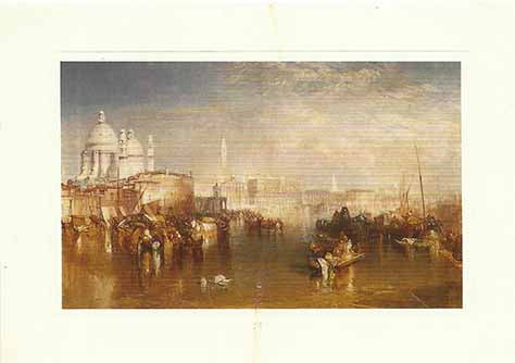 Venice, 1840 by Joseph Turner - 5 X 7" (Greeting Card)