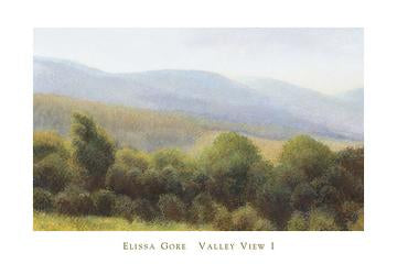 Valley View I by Elissa Gore - 24 X 36" - Fine Art Poster.