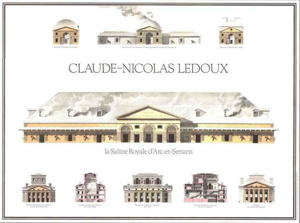 La Saline Royale d'Arc-et-Senans by Claude-Nicolas Ledoux - 24 X 32 Inches (Art Print)
