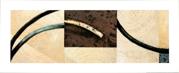 Line and Verse #116, 1998 by Cynthia Holland - 15 X 36 Inches - Fine Art Poster.