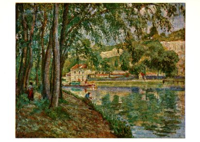 The Towpath, 1902 by Pissarro - 4 X 6 Inches (Postcard)