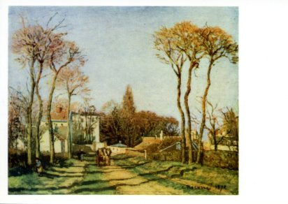The Village by Pissarro - 4 X 6 Inches (Postcard)