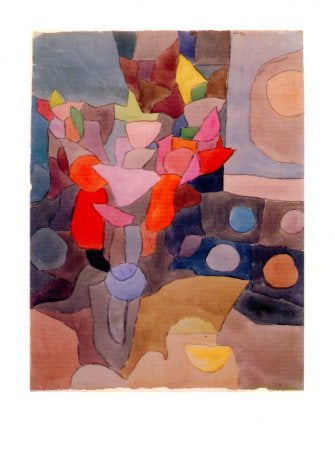 Nature morte aux Glaieuls, 1932 by Paul Klee - 5 X 7 Inches (Greeting Card)
