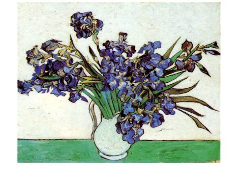 Irises, 1890 by Vincent Van Gogh - 5 X 7 Inches (Greeting Card)