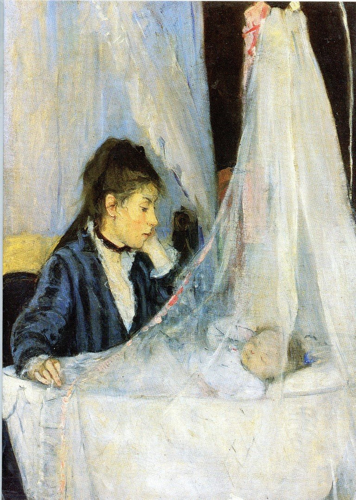 The Cradle, 1872 by Berthe Morisot - 5 X 7" (Greeting Card)