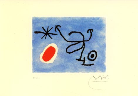 Joan and Pilar Miro, 1966 by Joan Miro - 5 X 7 Inches (Greeting Card)