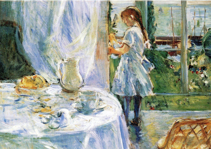Intérieur D'un Cottage, 1886 by Berthe Morisot - 5 X 7" (Greeting Card)