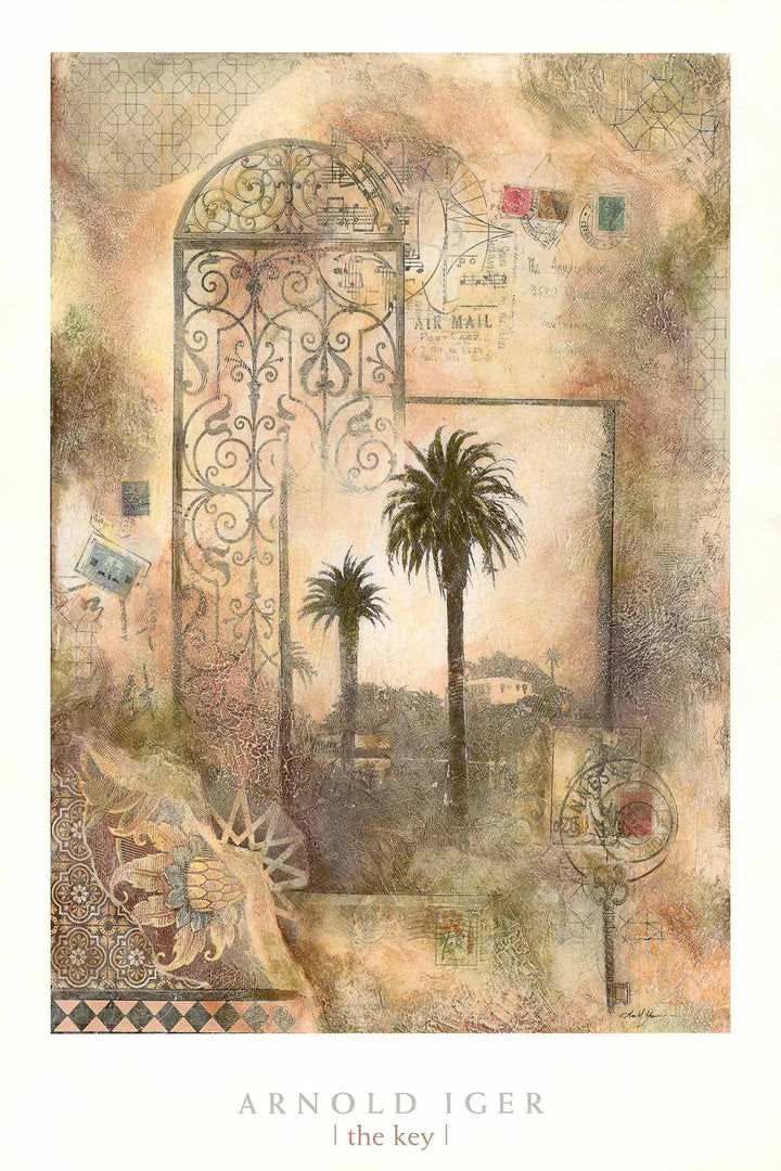 The Key by Arnold Iger - 24 X 36" - Fine Art Poster.