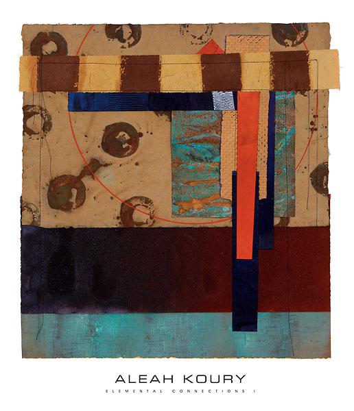 Elemental Connections I by Aleah Koury - 28 X 32" - Fine Art Poster.