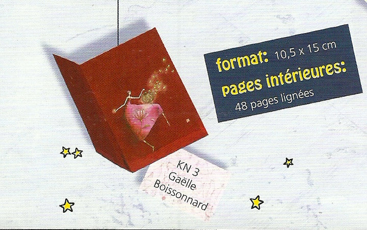 Small Lined Notebook by Gaelle Boissonnard - 4 X 6" (48 Pages)-1
