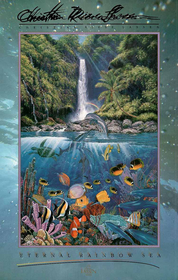 Eternal Rainbow Sea by Christian Riese Lassen - 23 X 36" - Fine Art Poster.