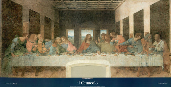 The Last Supper by Leonardo da Vinci - 30 X 54" (Poster)